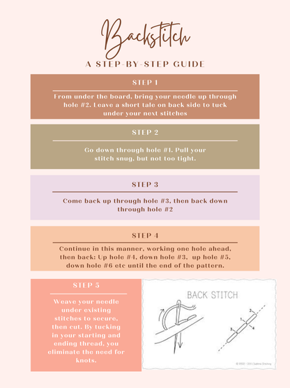 Floral Heart Embroidery Kit