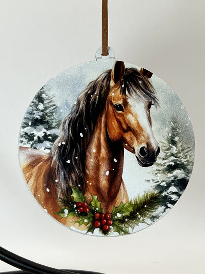 Printed Ornament Horse