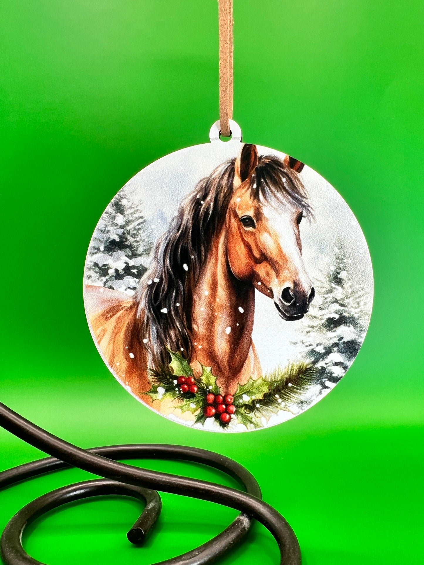 Printed Ornament Horse