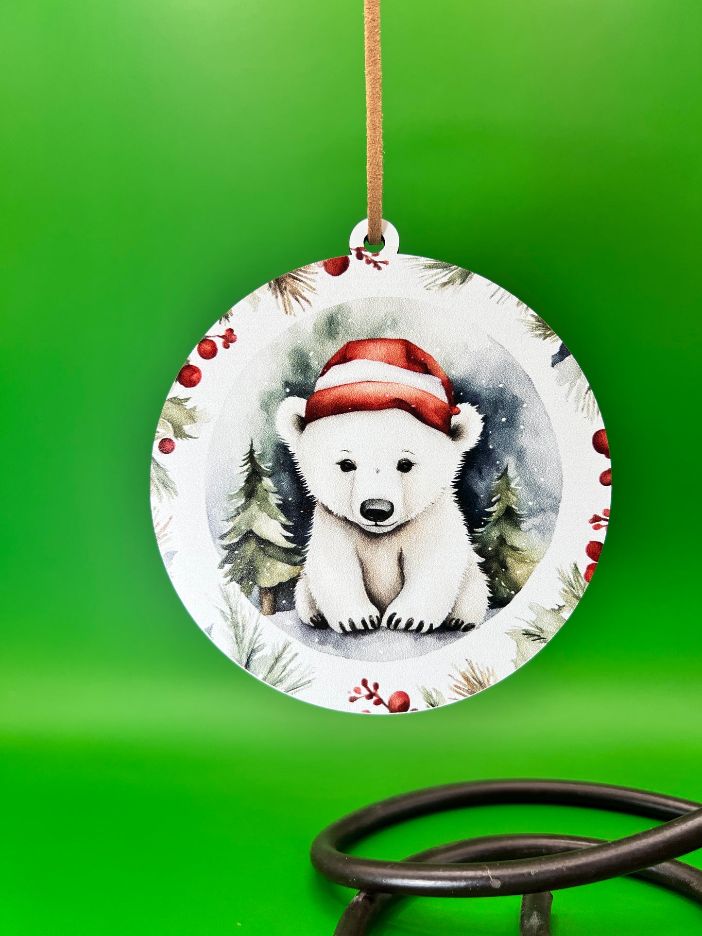Printed Ornament Polar Bear