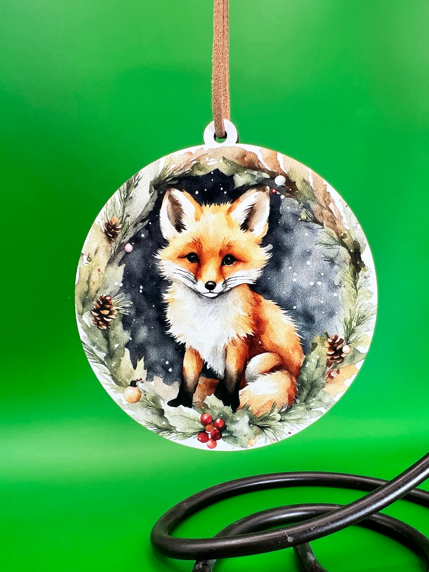 Printed Ornament Fox