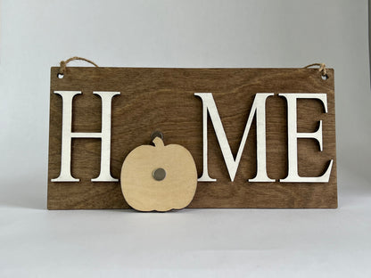 "Home" seasonal wall decor