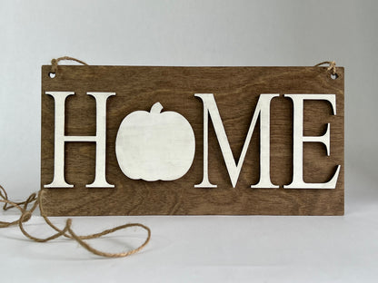 "Home" seasonal wall decor