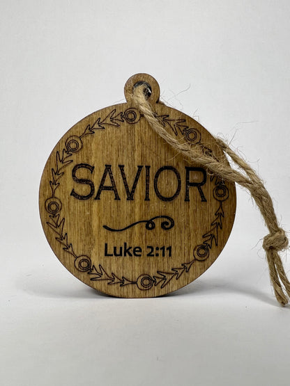 Names of Christ Ornament Set