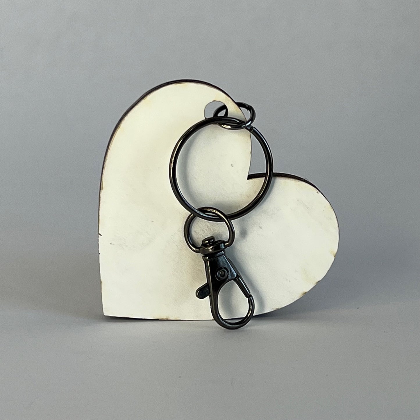 Heart Shaped Keychain "Never Forget the Difference You Make"