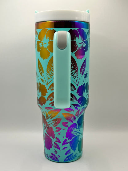 Dragonflies 40 oz Tumbler Full Wrap Design