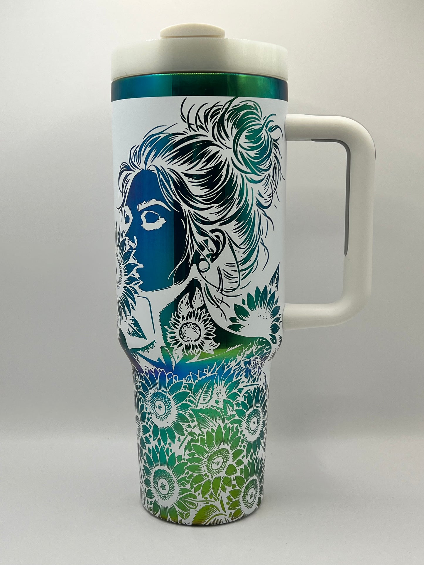 She Overcame 40 oz Tumbler Full Wrap Design