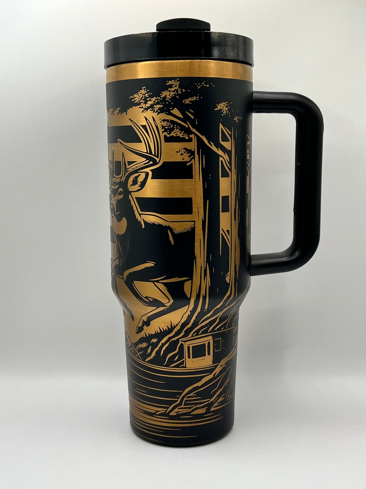 Outdoorsman 40 oz Tumbler Full Wrap Design