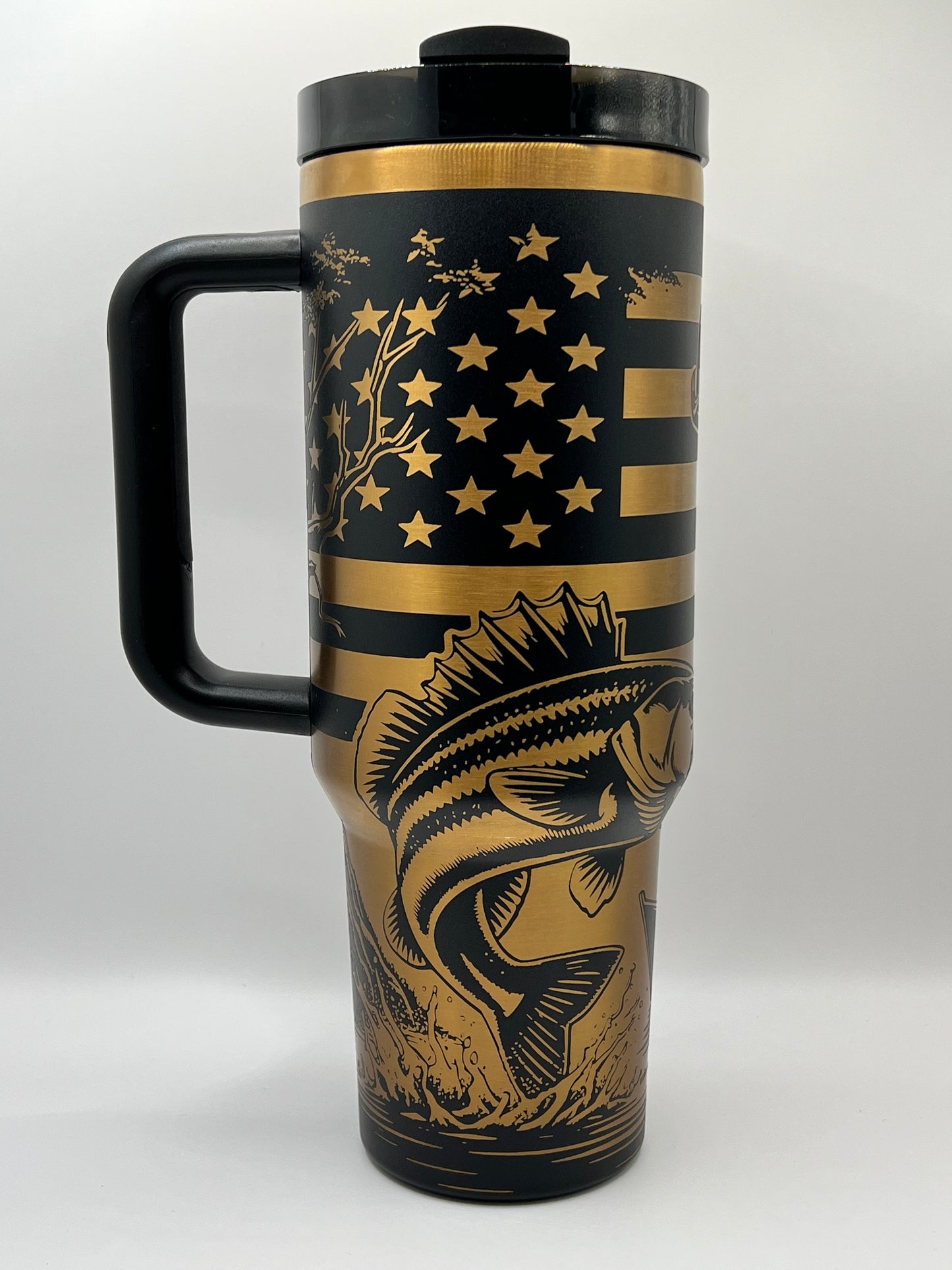 Outdoorsman 40 oz Tumbler Full Wrap Design