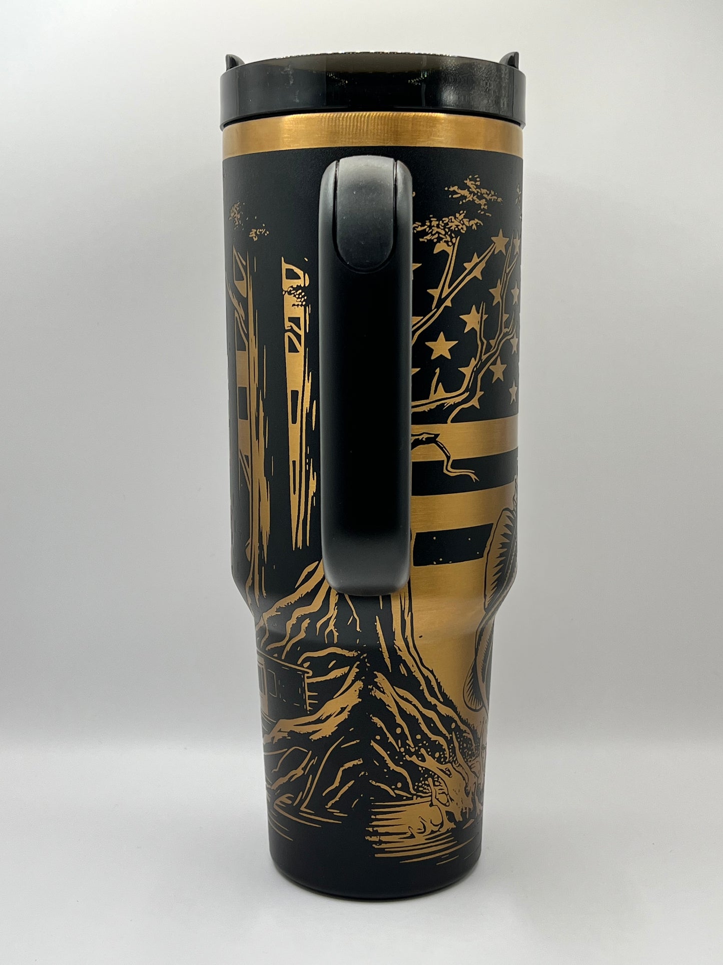 Outdoorsman 40 oz Tumbler Full Wrap Design