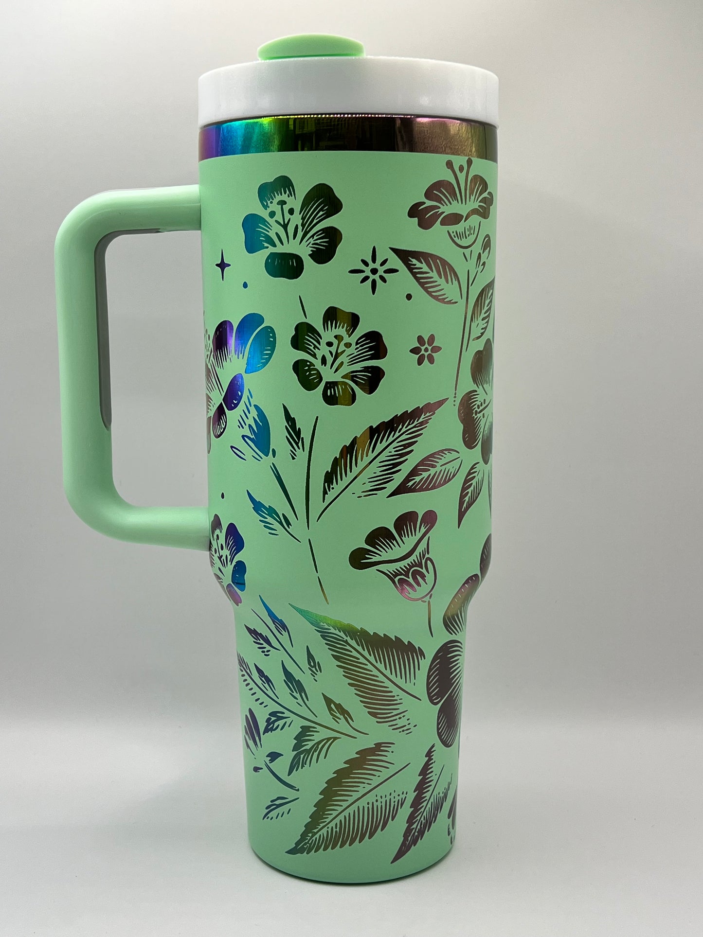 Wildflowers 40 oz Tumbler Full Wrap Design