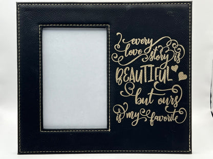 Leatherette Picture Frame