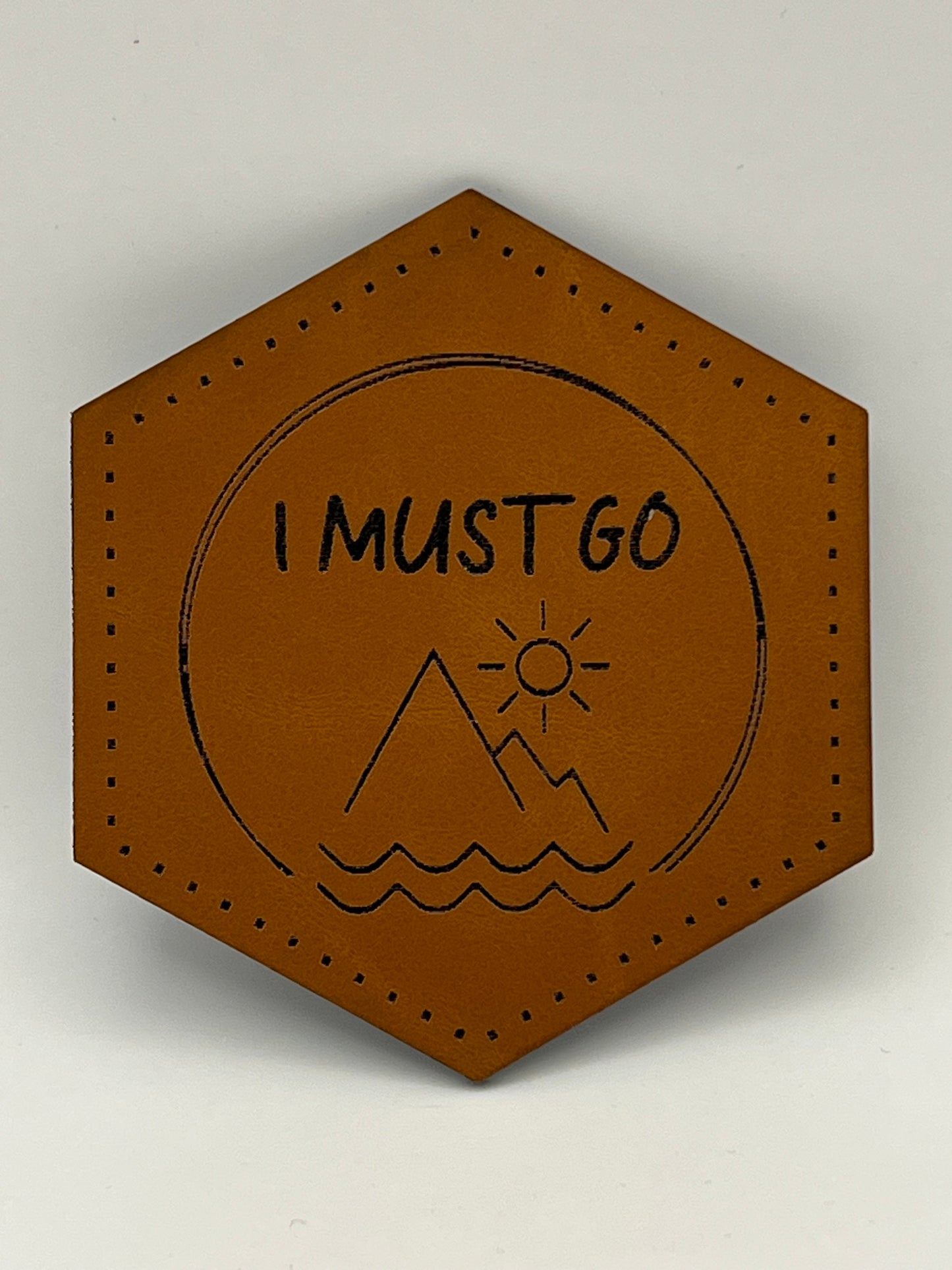 Hat with Customized Premium Leatherette Patch