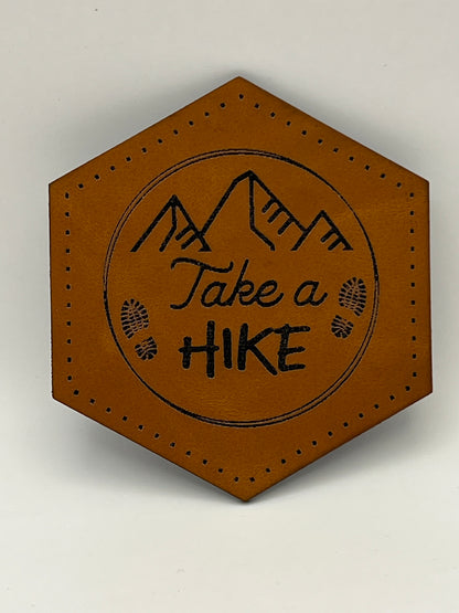 Hat with Customized Premium Leatherette Patch