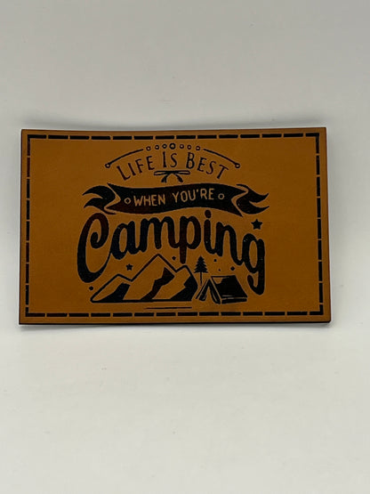 Hat with Customized Premium Leatherette Patch