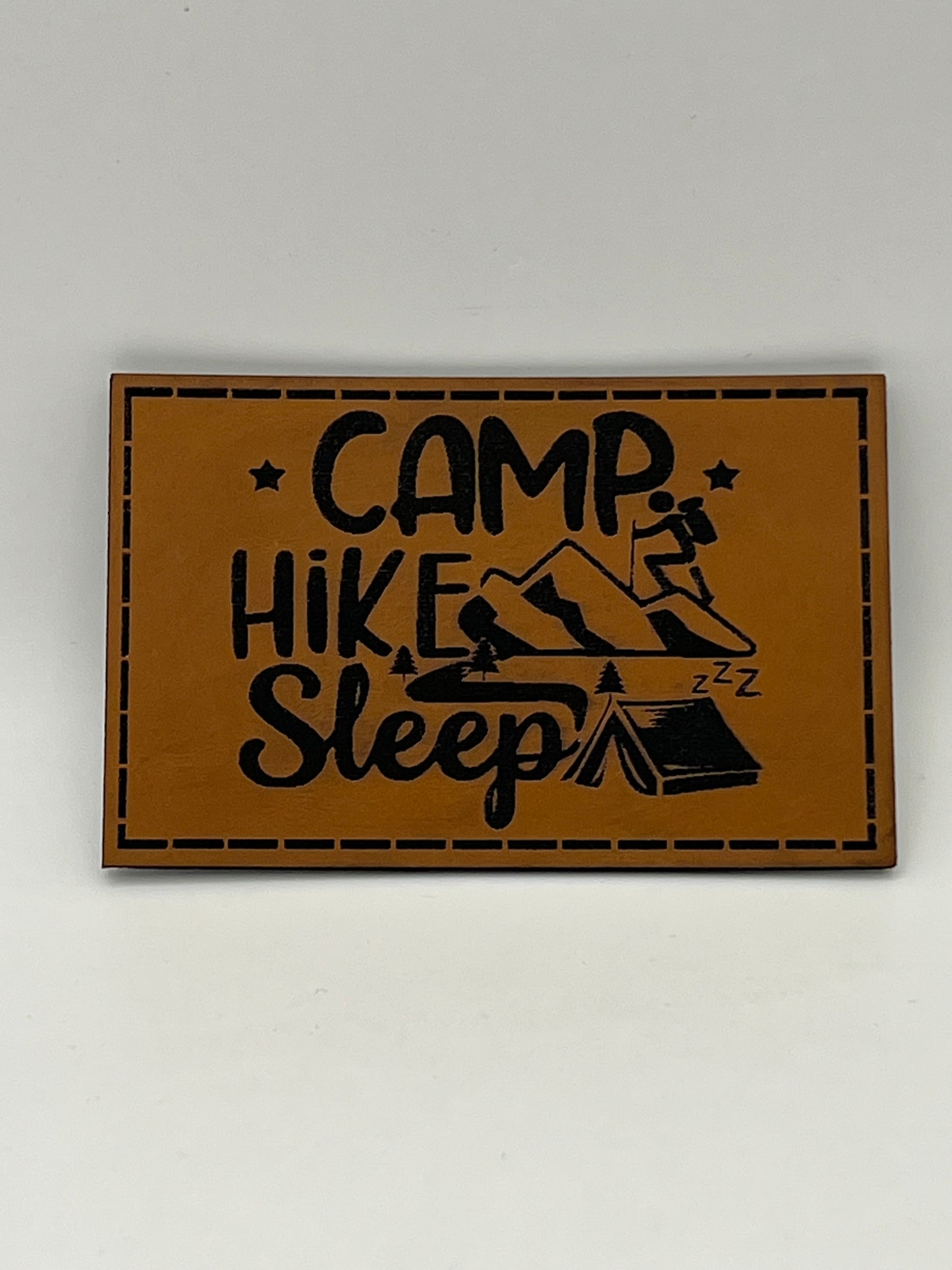 Hat with Customized Premium Leatherette Patch