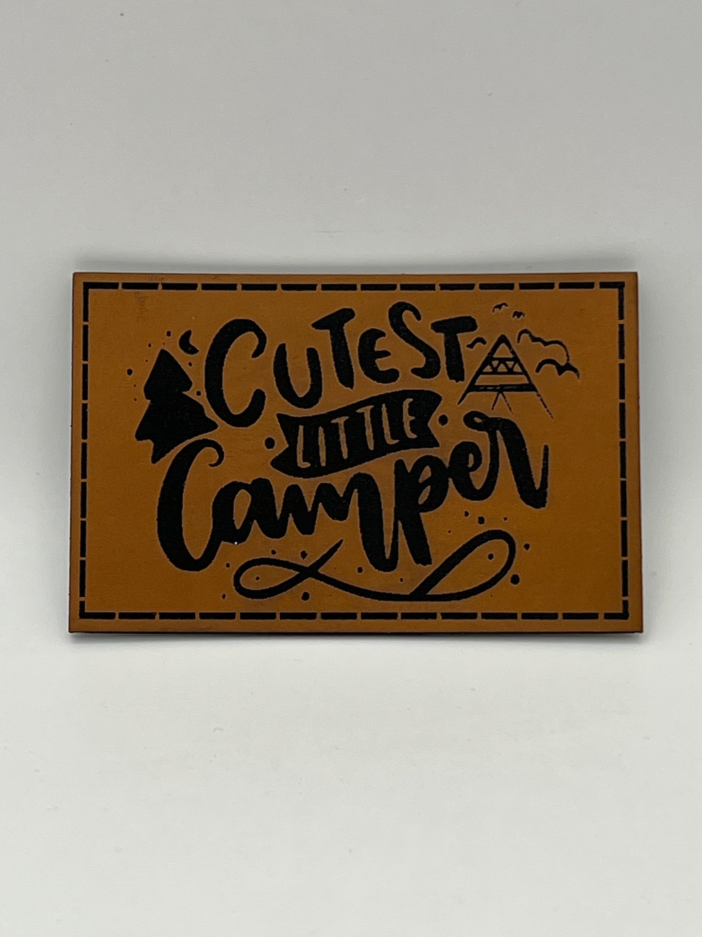 Hat with Customized Premium Leatherette Patch