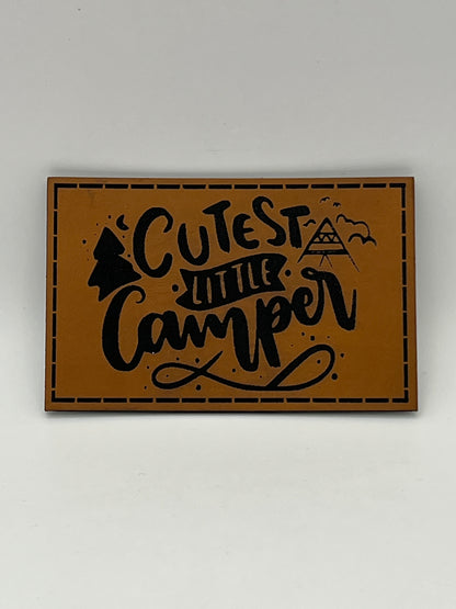 Hat with Customized Premium Leatherette Patch