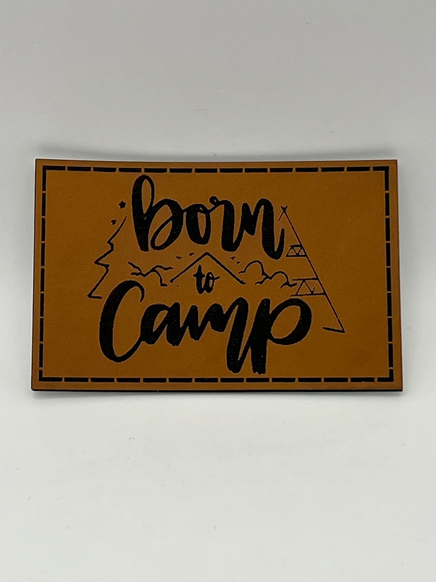 Hat with Customized Premium Leatherette Patch