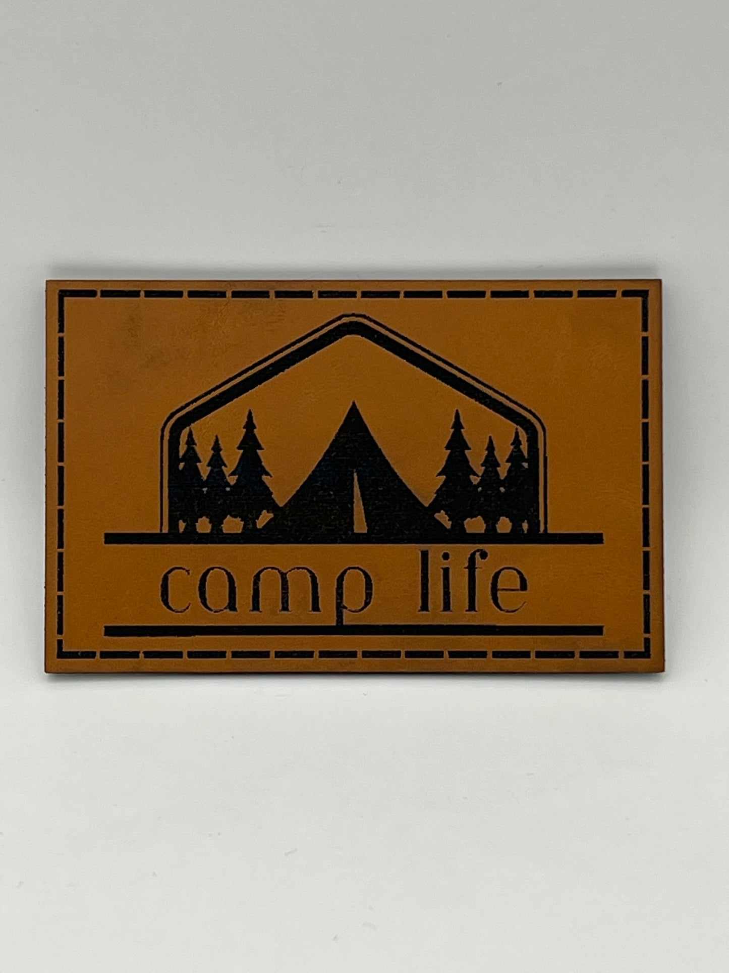 Hat with Customized Premium Leatherette Patch