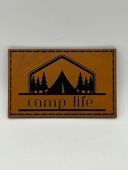 Hat with Customized Premium Leatherette Patch