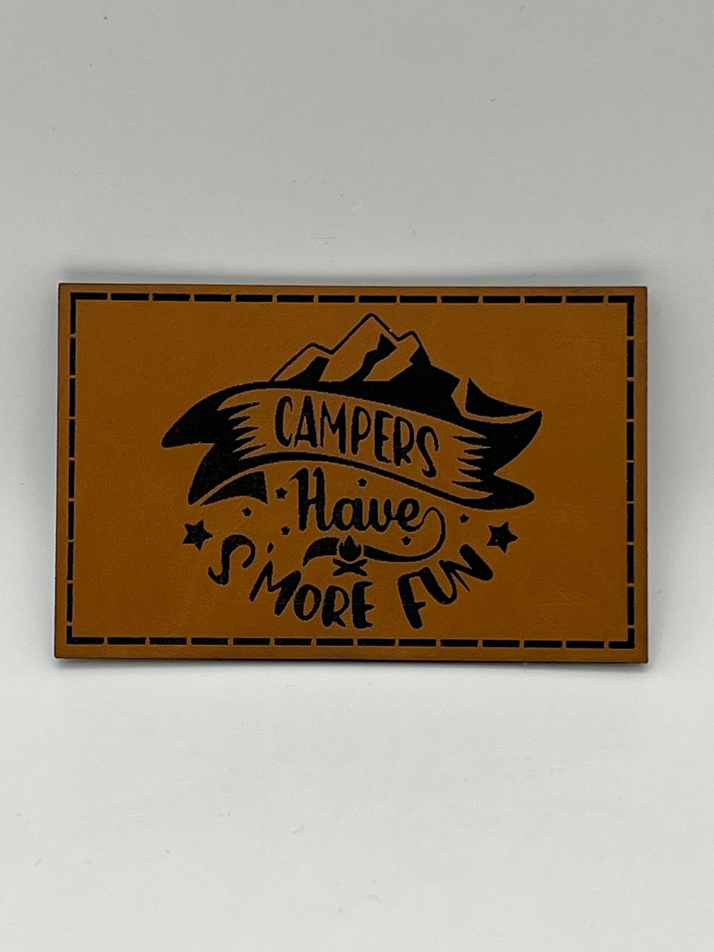 Hat with Customized Premium Leatherette Patch