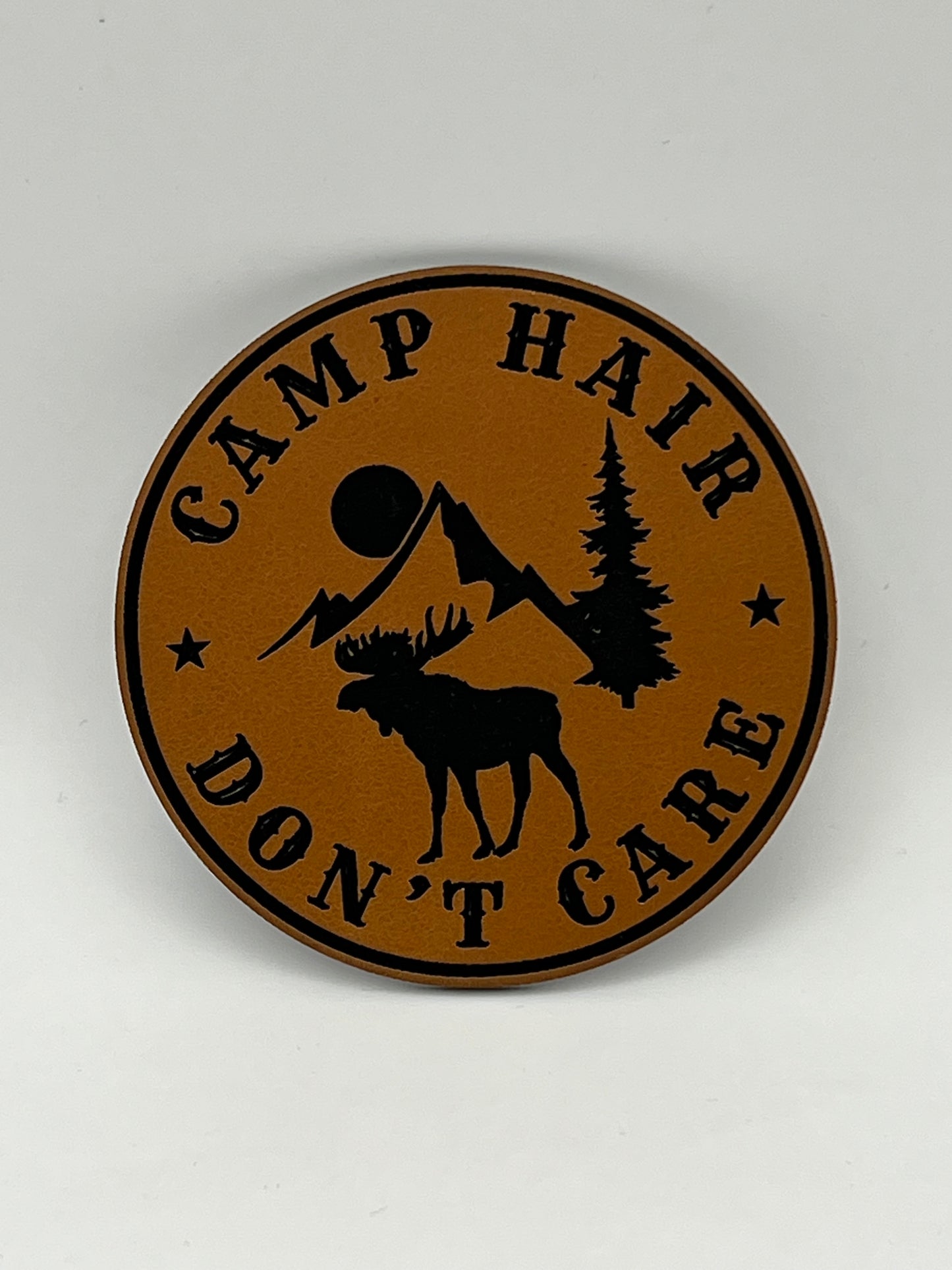 Hat with Customized Premium Leatherette Patch