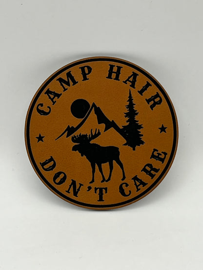 Hat with Customized Premium Leatherette Patch