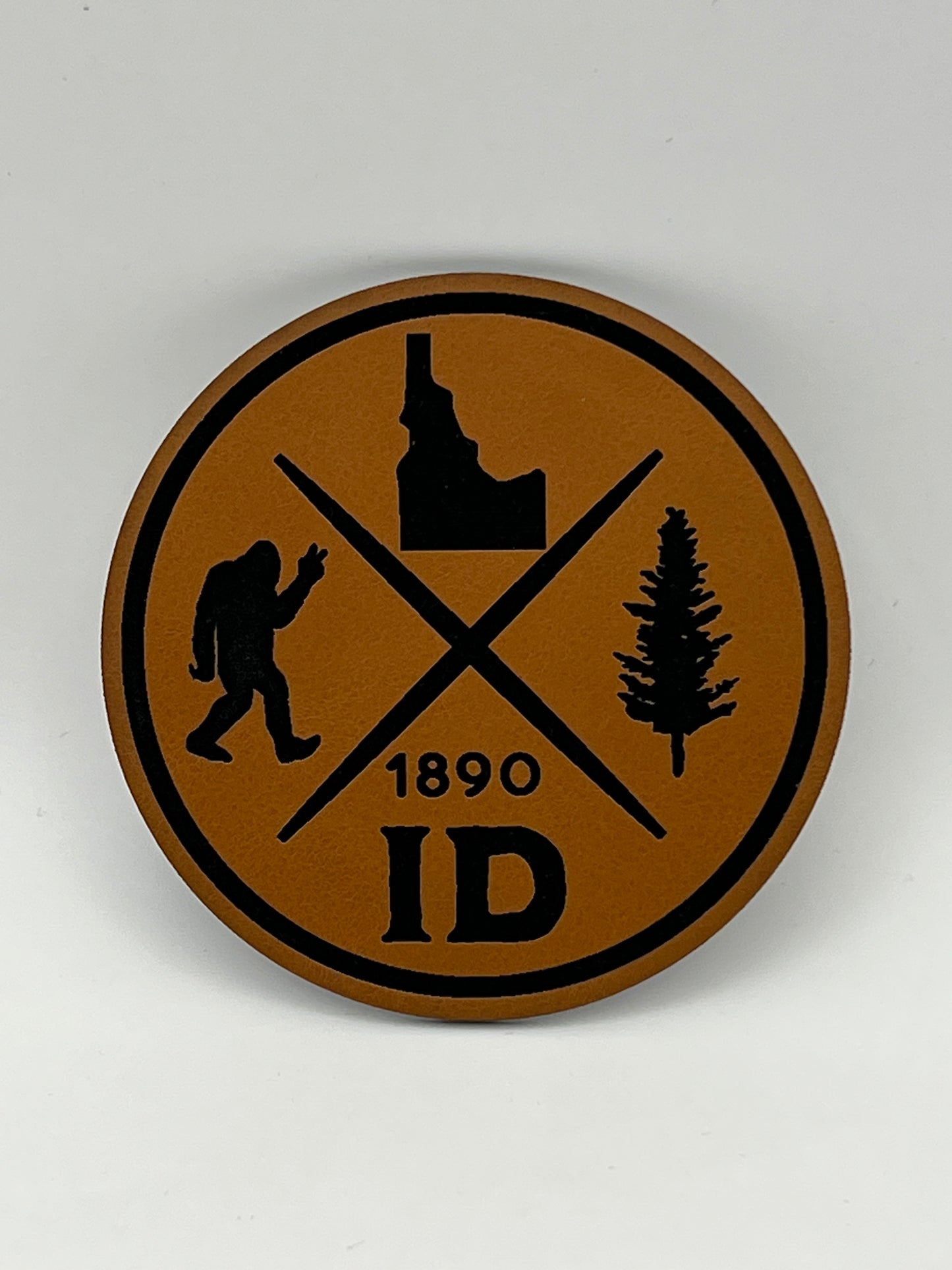 Hat with Customized Premium Leatherette Patch