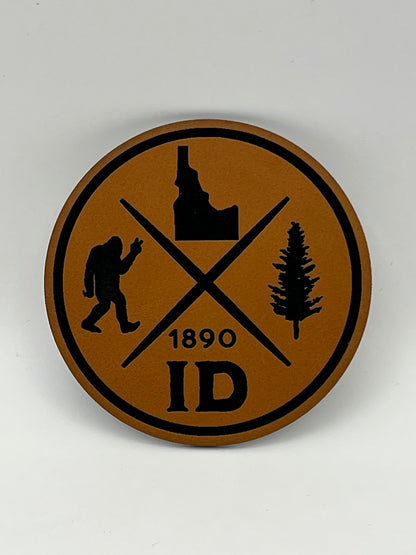 Hat with Customized Premium Leatherette Patch