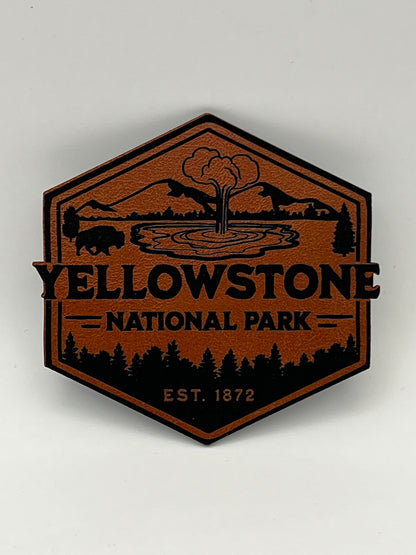 Hat with Customized Premium Leatherette Patch