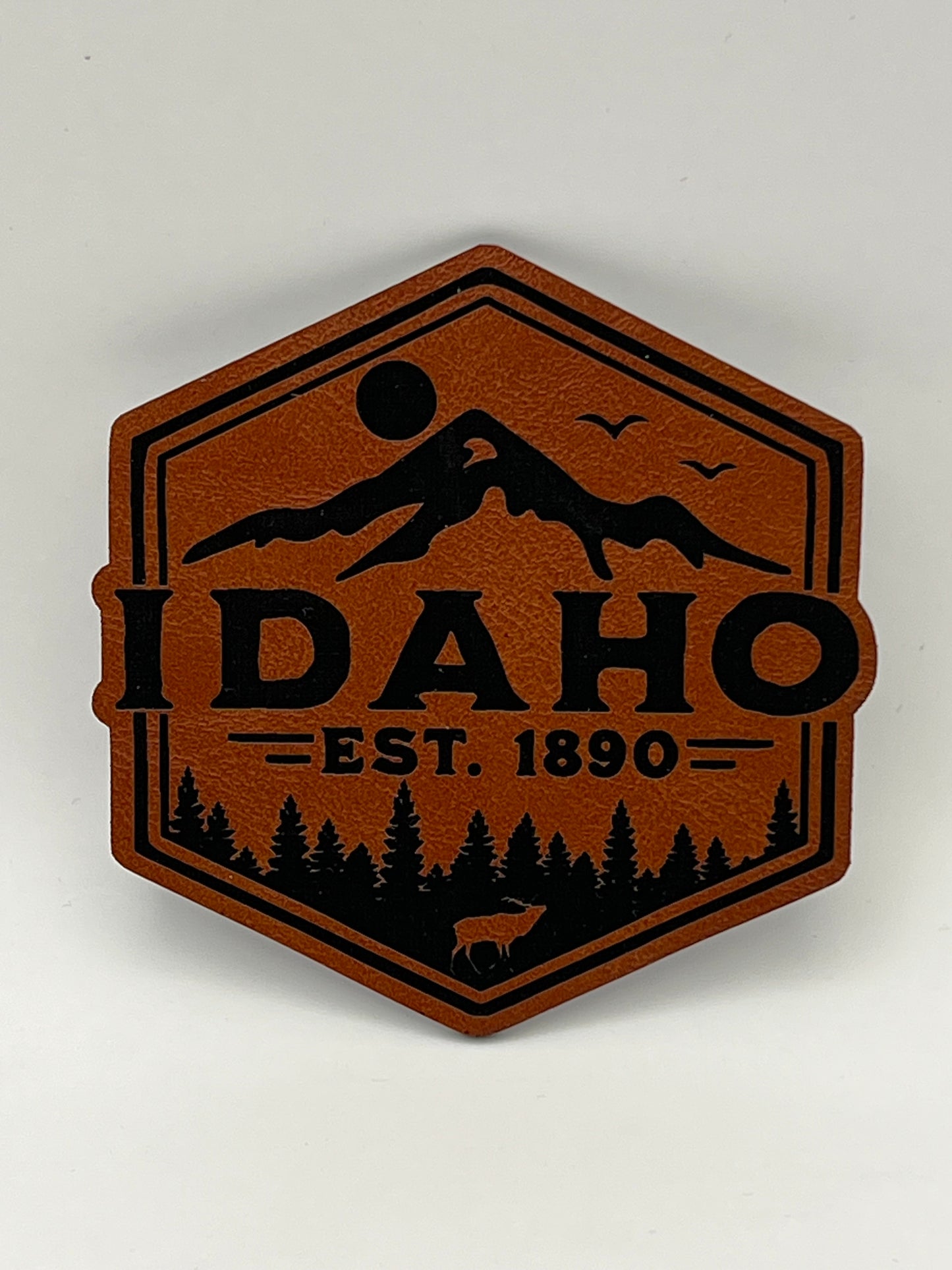 Hat with Customized Premium Leatherette Patch