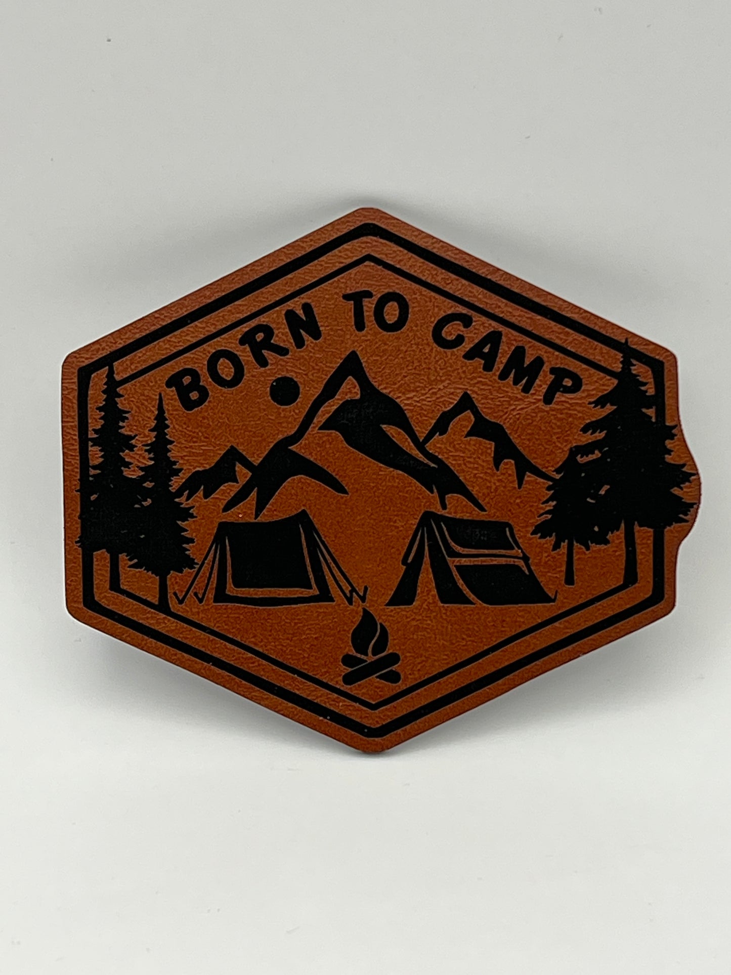 Hat with Customized Premium Leatherette Patch