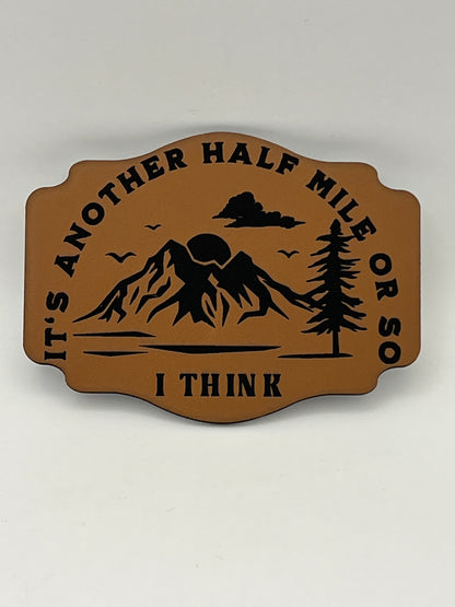 Hat with Customized Premium Leatherette Patch