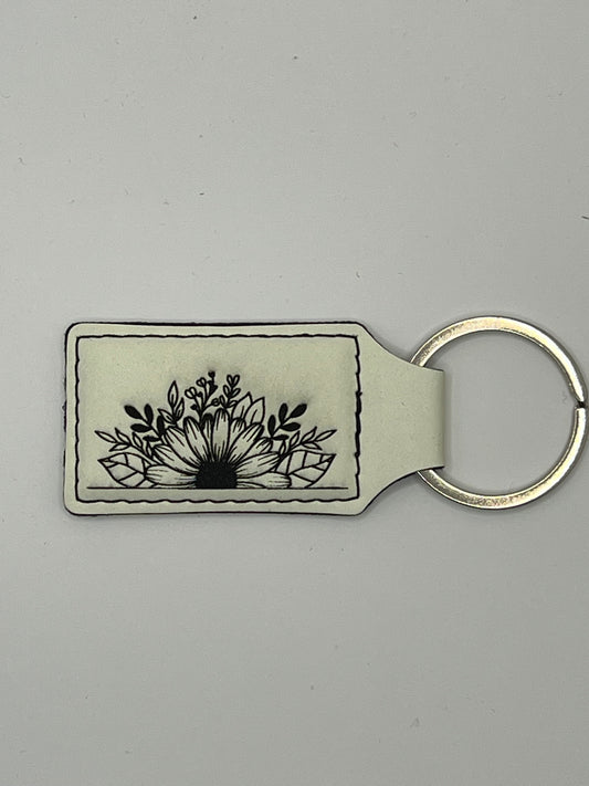 Leatherette Keychain