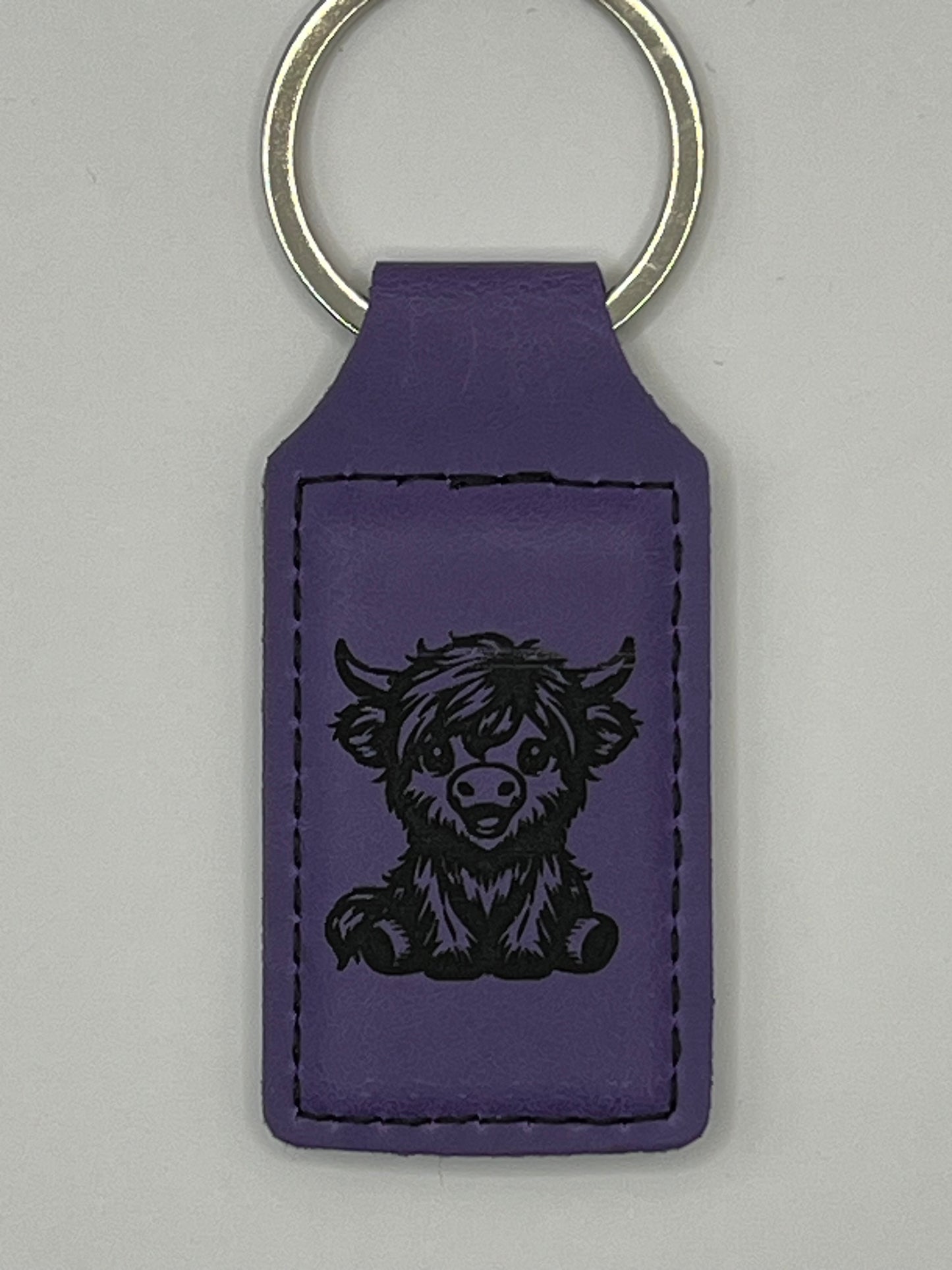 Leatherette Keychain