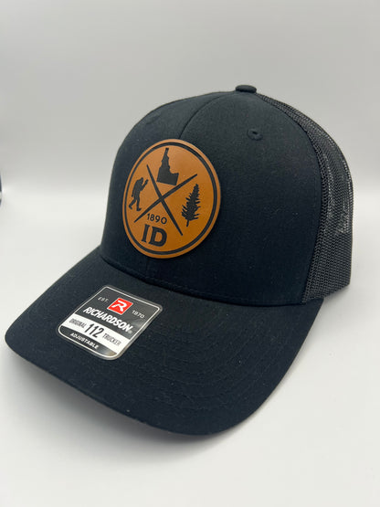Hat with Customized Premium Leatherette Patch