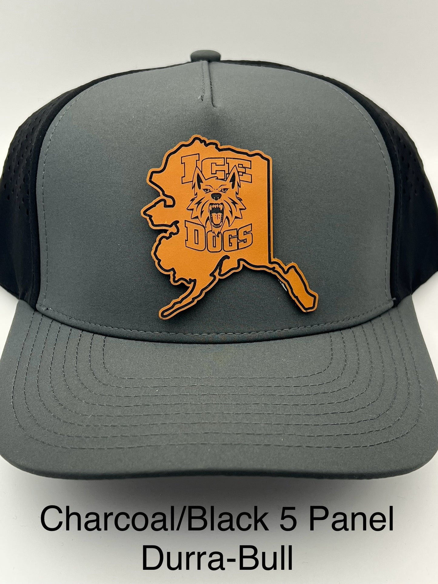 Hat with Customized Premium Leatherette Patch