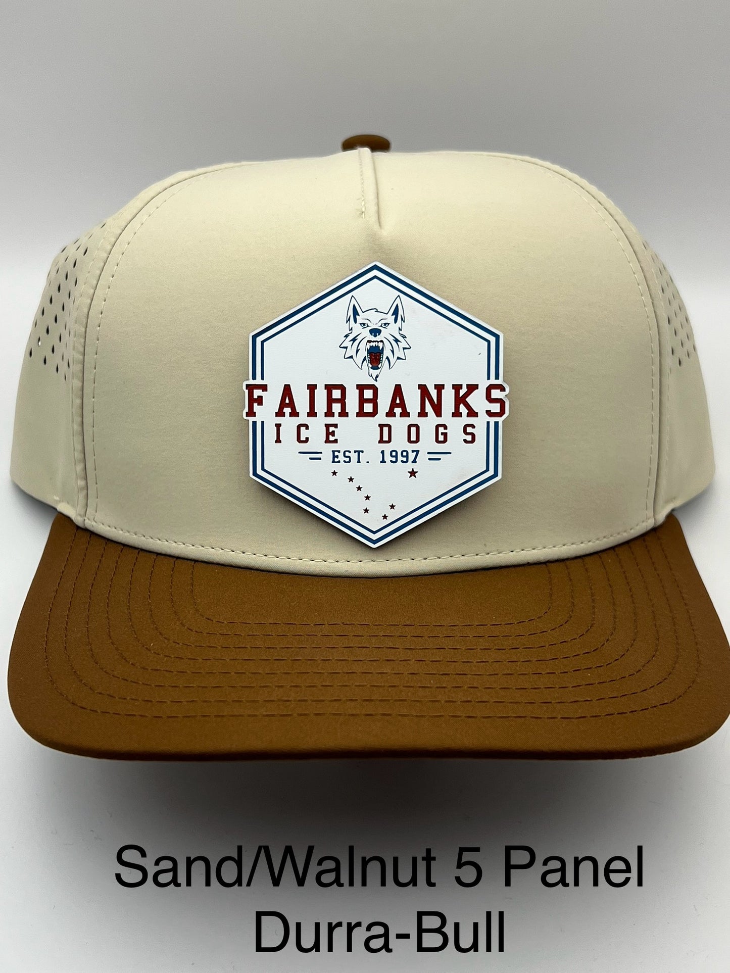 Hat with Customized Premium Leatherette Patch