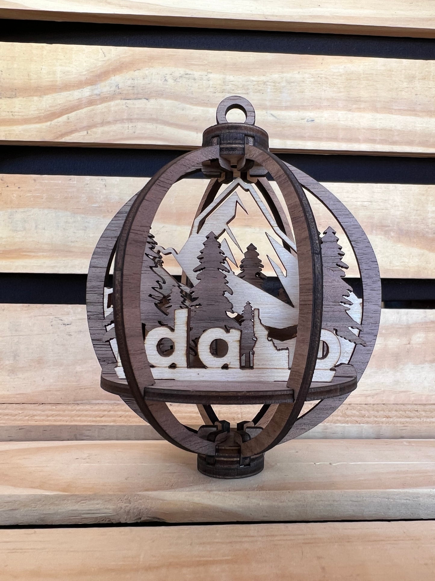 3D Globe Ornament