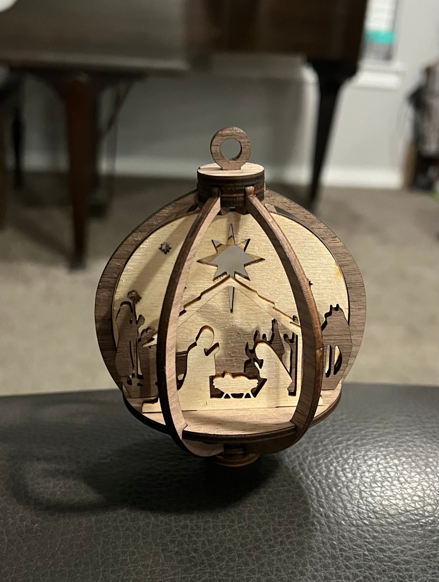 3D Globe Ornament