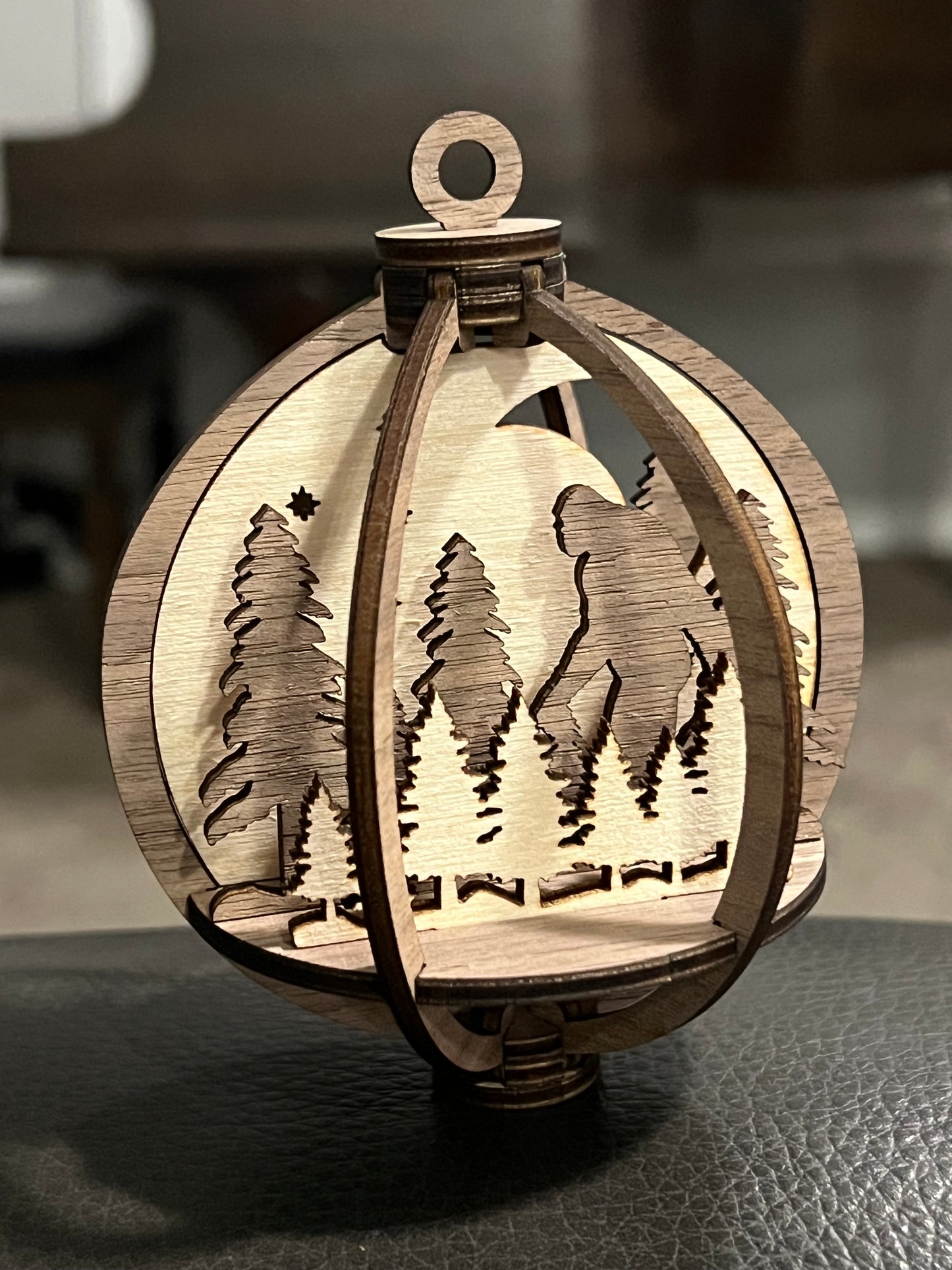 3D Globe Ornament