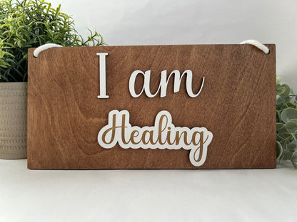 Interchangeable Affirmation Sign