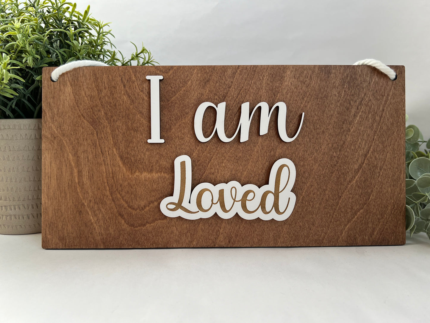 Interchangeable Affirmation Sign