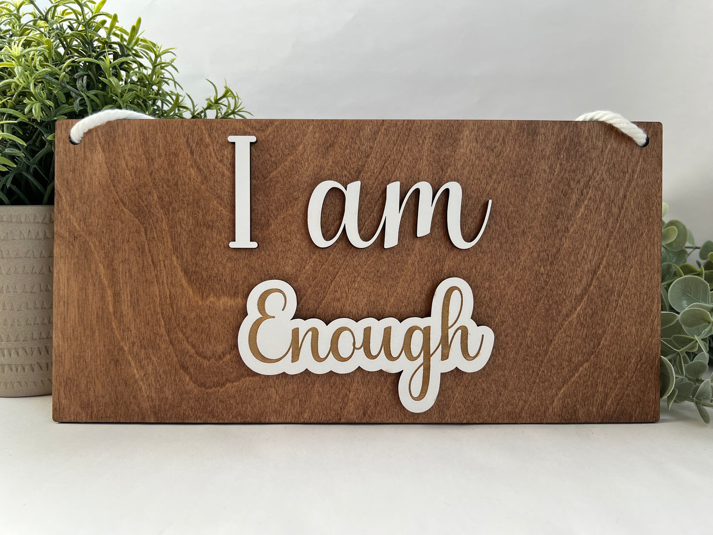 Interchangeable Affirmation Sign