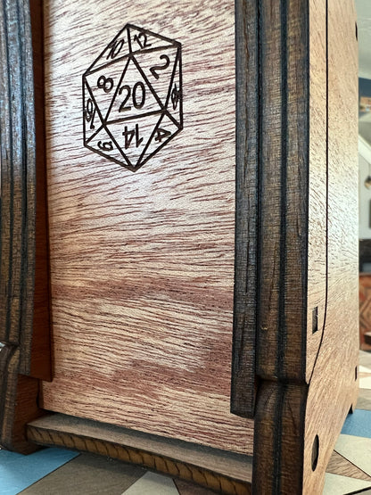 Dice Tower with Magnet Closure