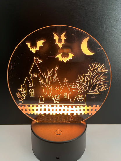 Halloween Acrylic with light base