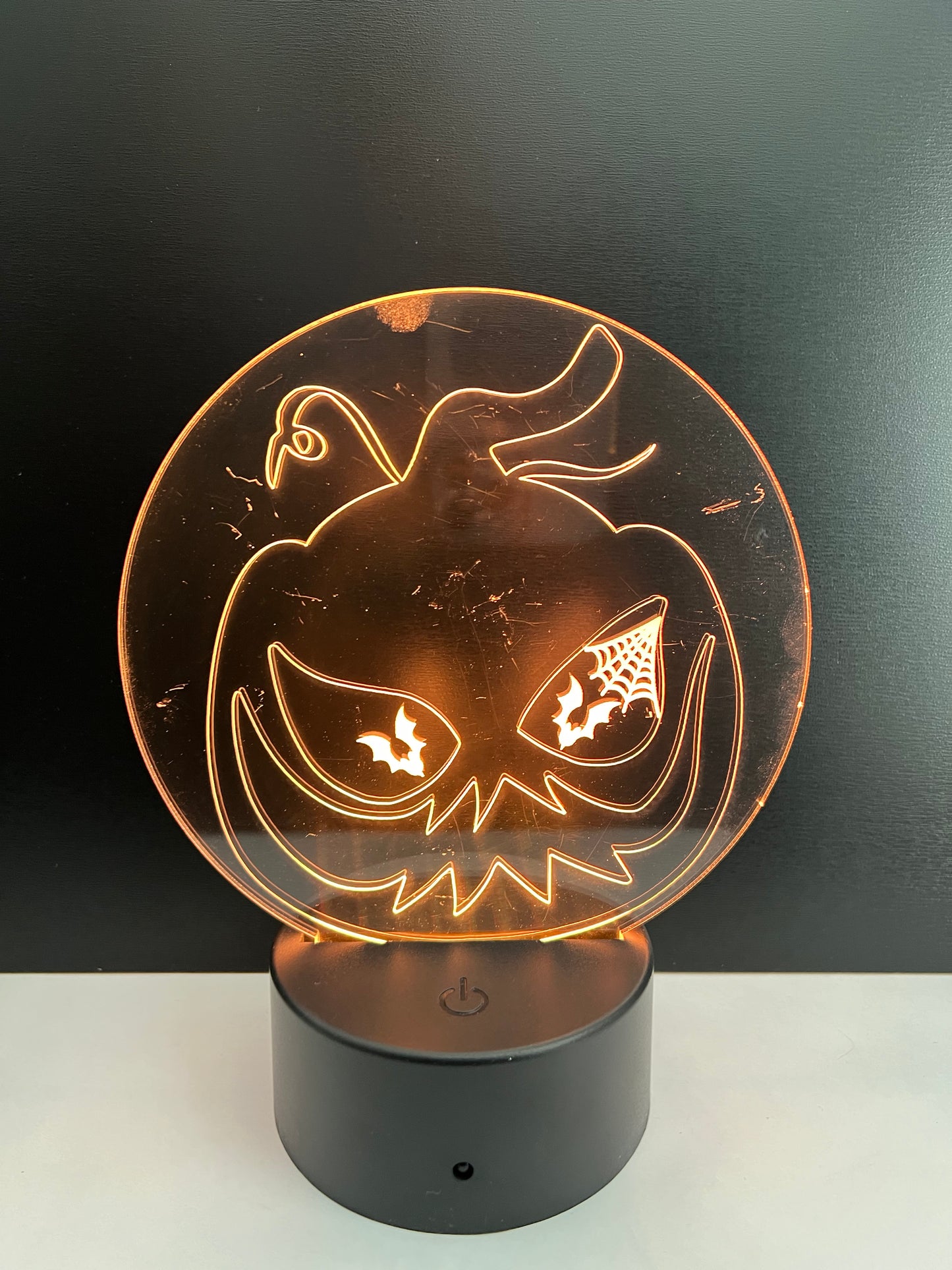 Halloween Acrylic with light base